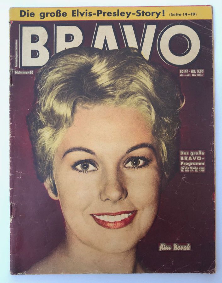 BRAVO magazine side cover Issue 50 13 December 1959