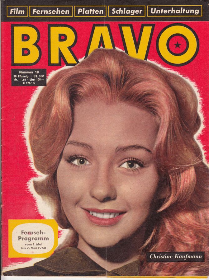 BRAVO magazine side cover Issue 18 1 May 1960