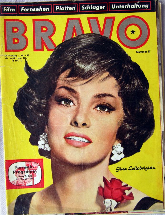 BRAVO magazine side cover Issue 27 3 July 1960