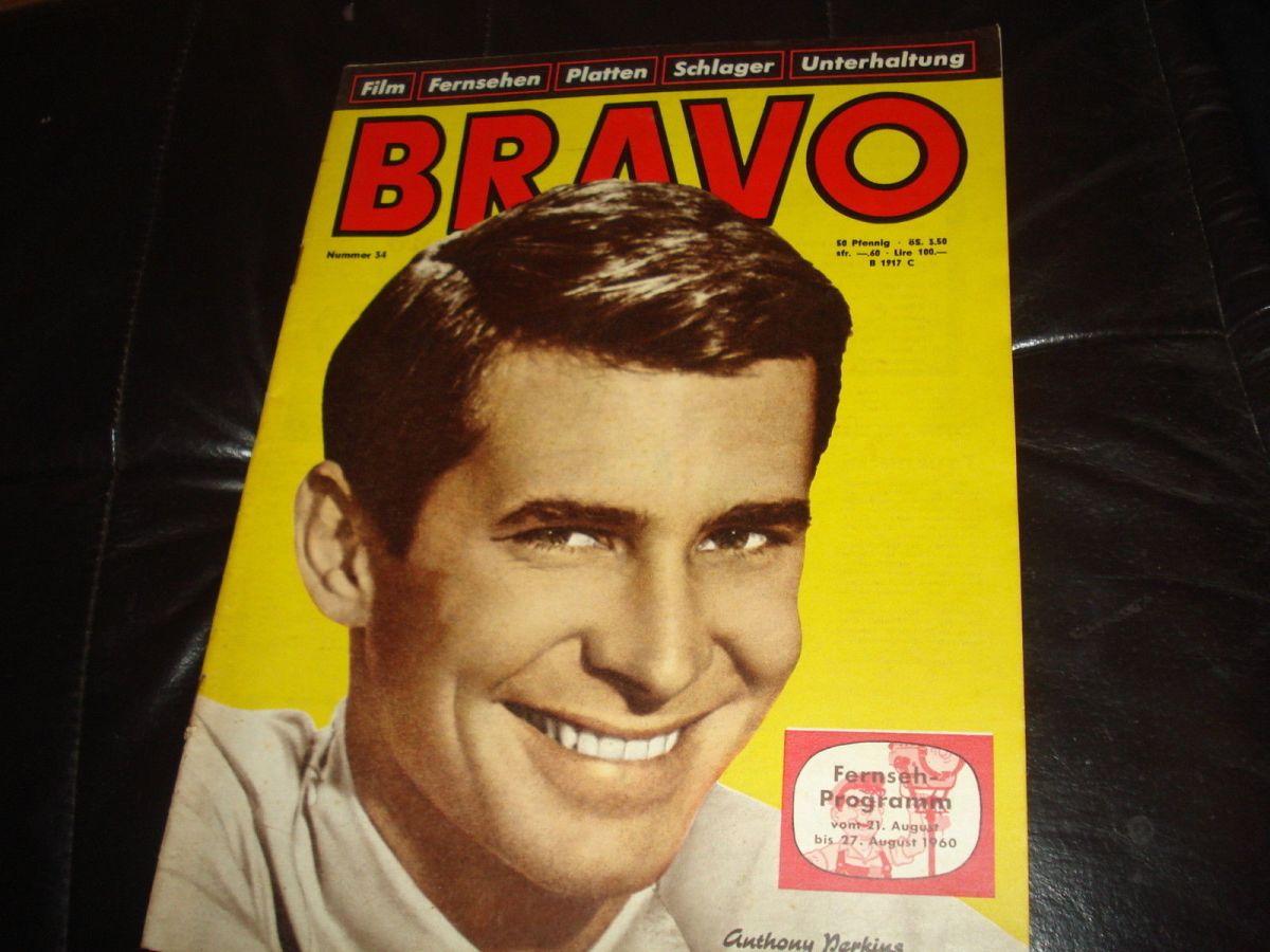 BRAVO magazine side cover Issue 34 21 August 1960