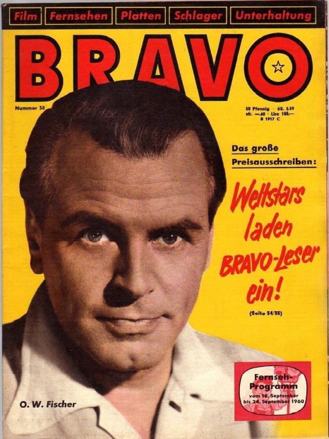 BRAVO magazine side cover Issue 38 18 September 1960