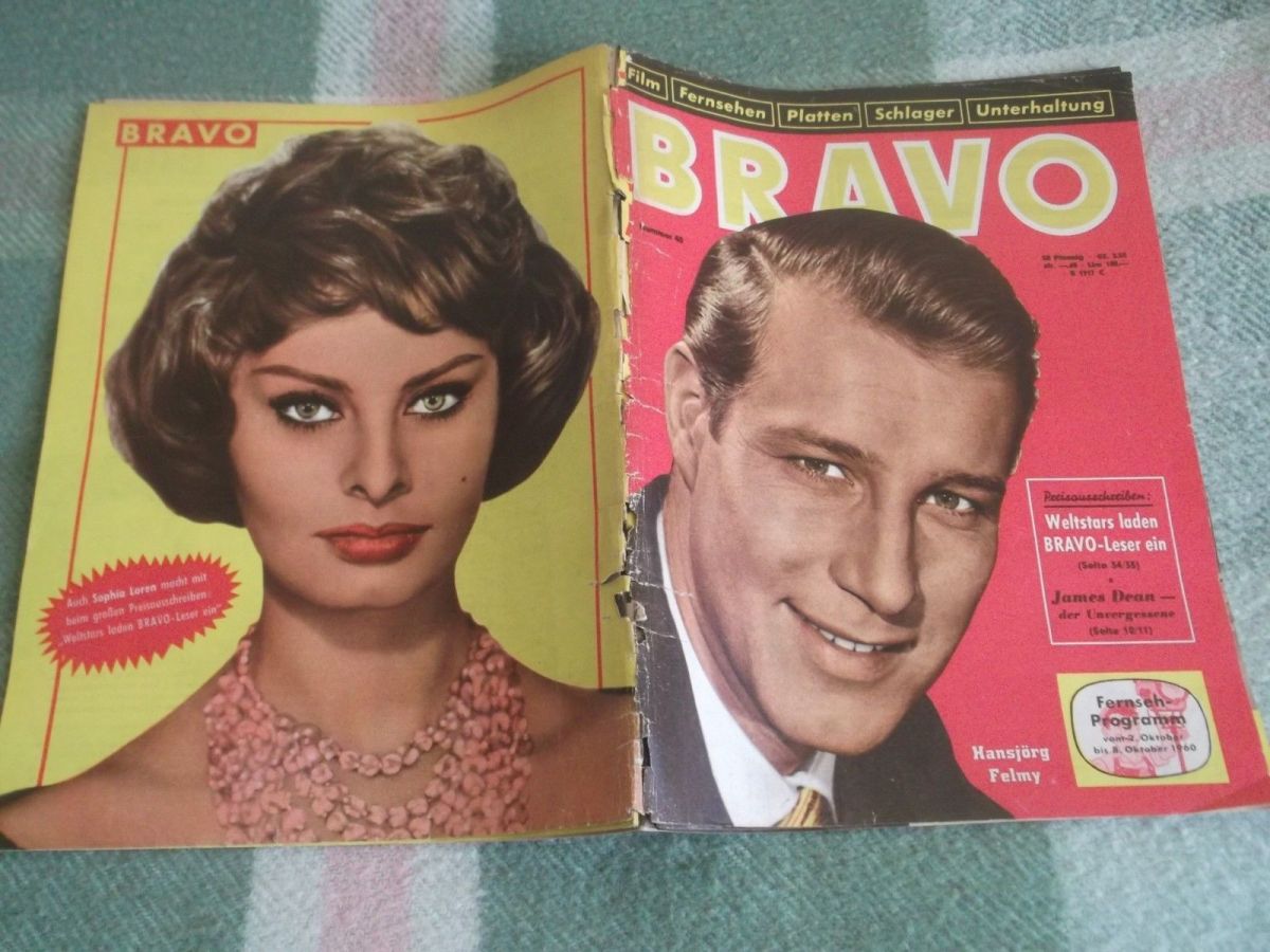 BRAVO magazine side cover Issue 40 2 October 1960