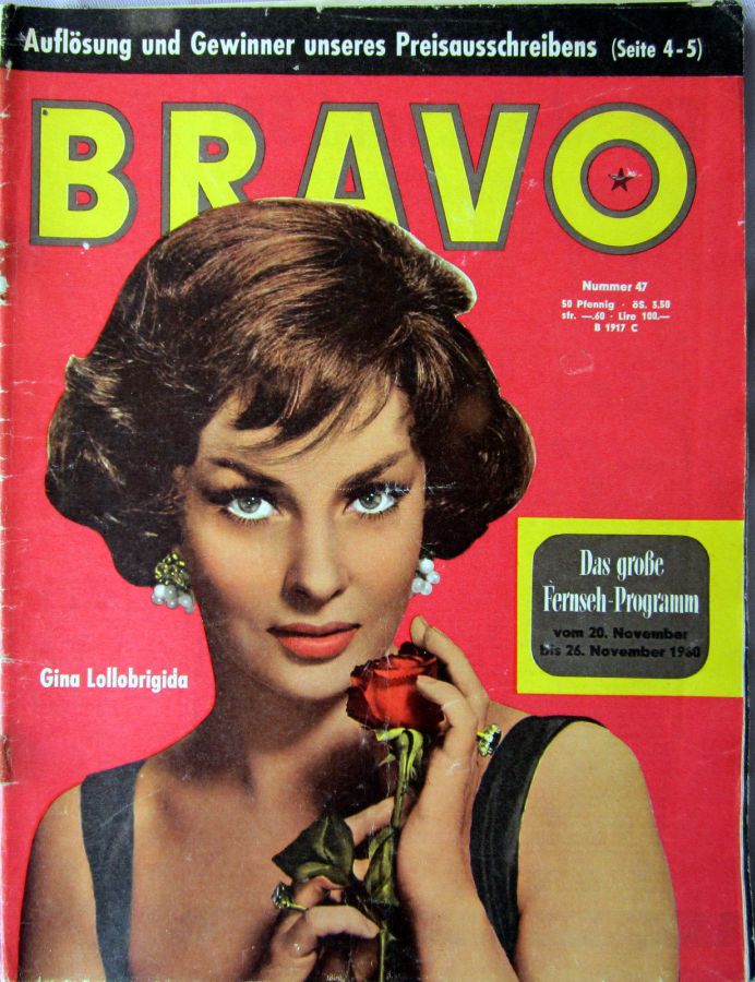 BRAVO magazine side cover Issue 47 20 November 1960