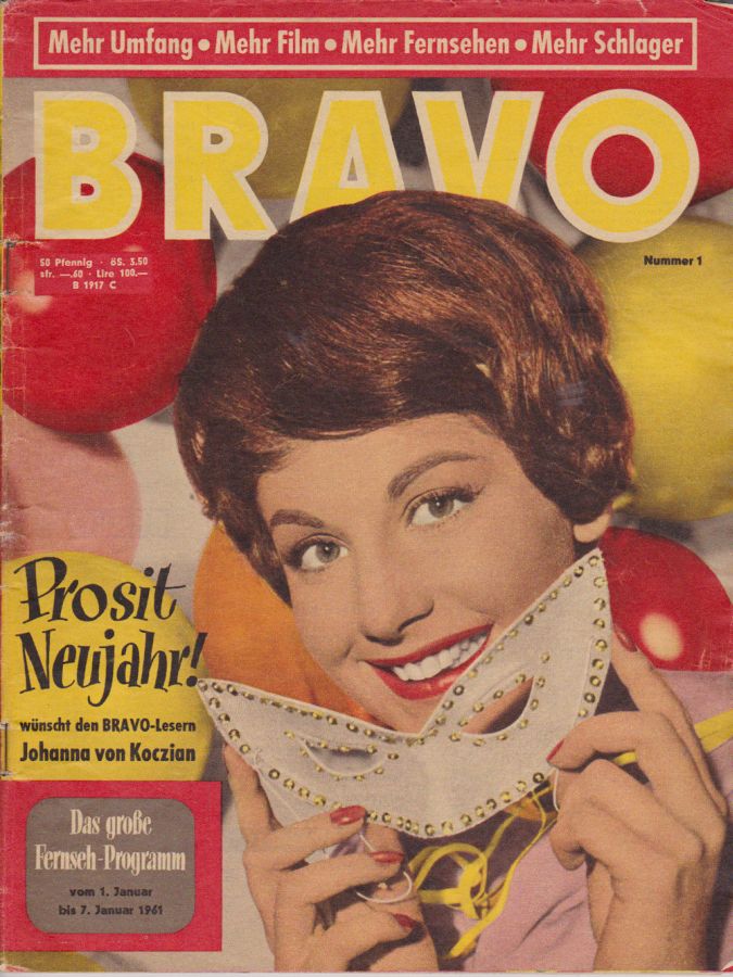 BRAVO magazine side cover Issue 1 1 January 1961