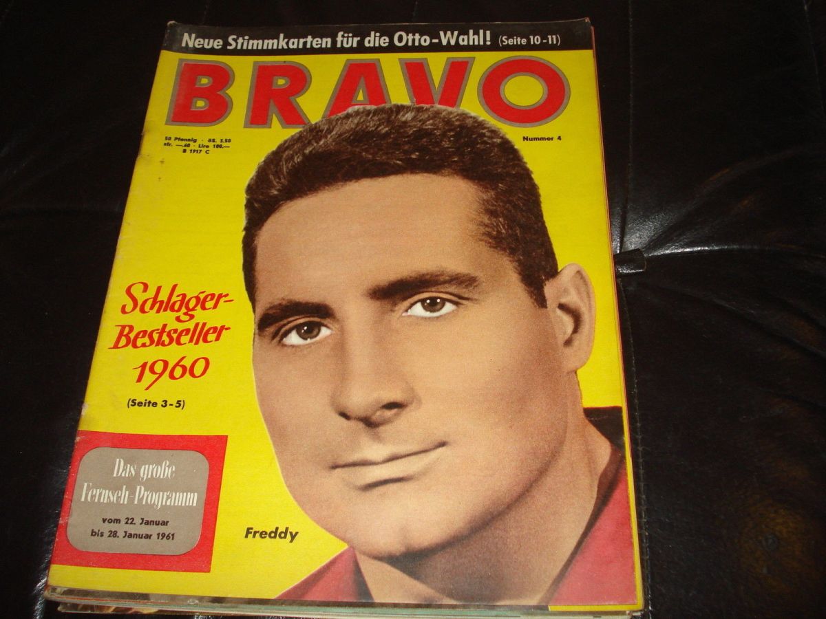 BRAVO magazine side cover Issue 4 22 January 1961