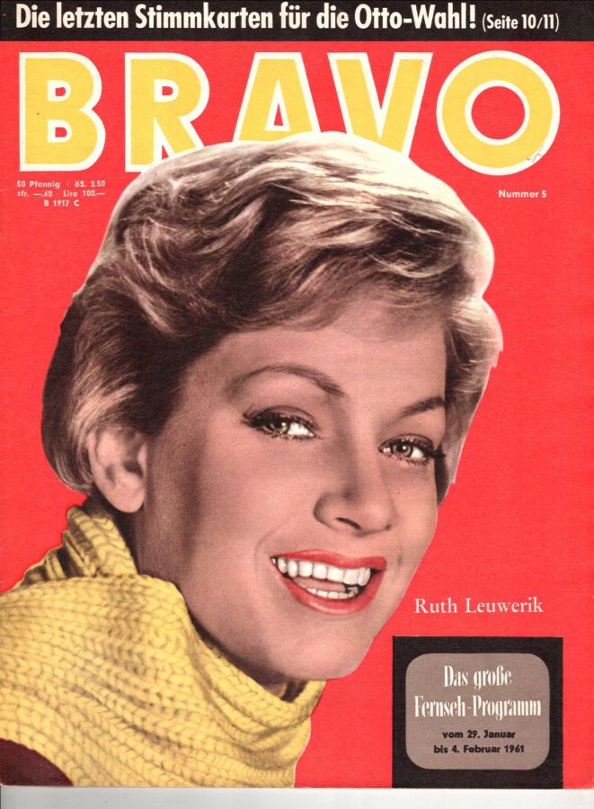 BRAVO magazine side cover Issue 5 29 January 1961
