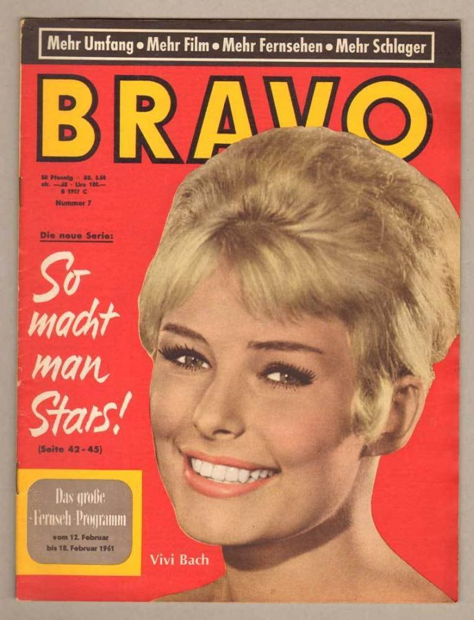 BRAVO magazine side cover Issue 7 12 February 1961