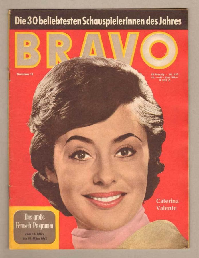 BRAVO magazine side cover Issue 11 12 March 1961