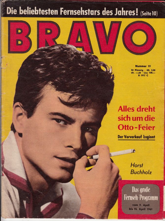 BRAVO magazine side cover Issue 15 9 April 1961