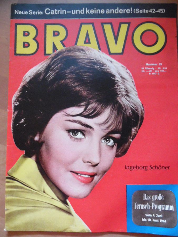 BRAVO magazine side cover Issue 23 4 June 1961
