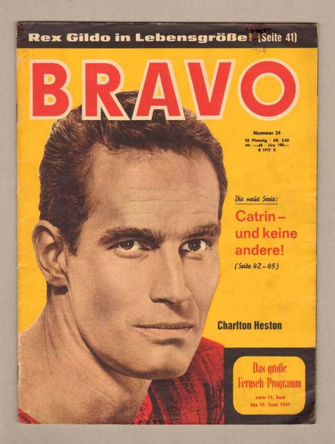 BRAVO magazine side cover Issue 24 11 June 1961