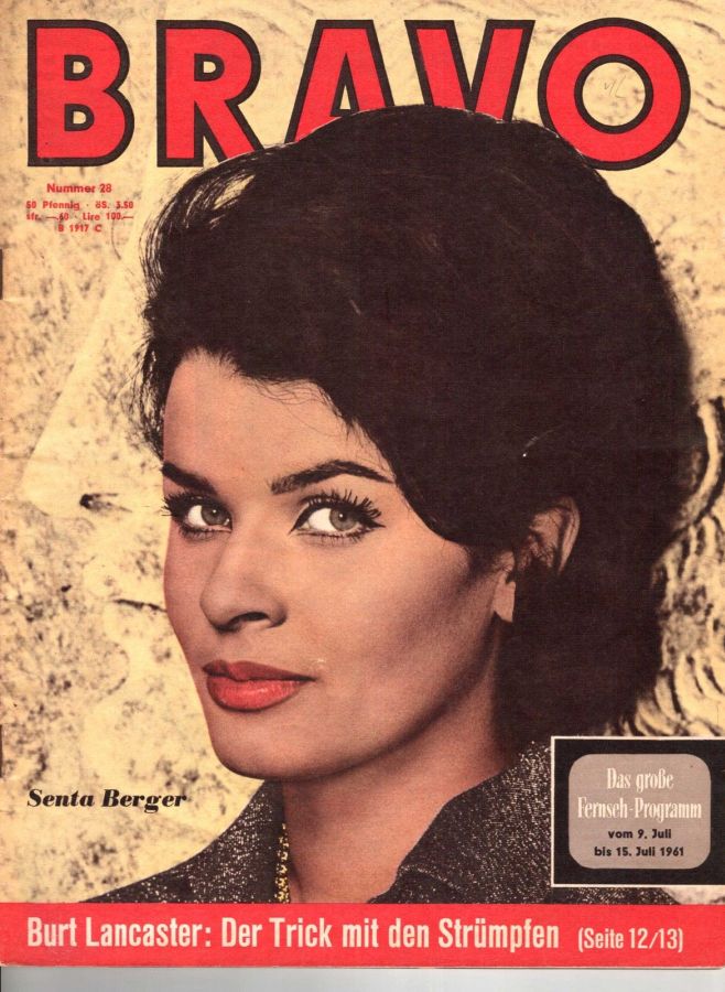 BRAVO magazine side cover Issue 28 9 July 1961