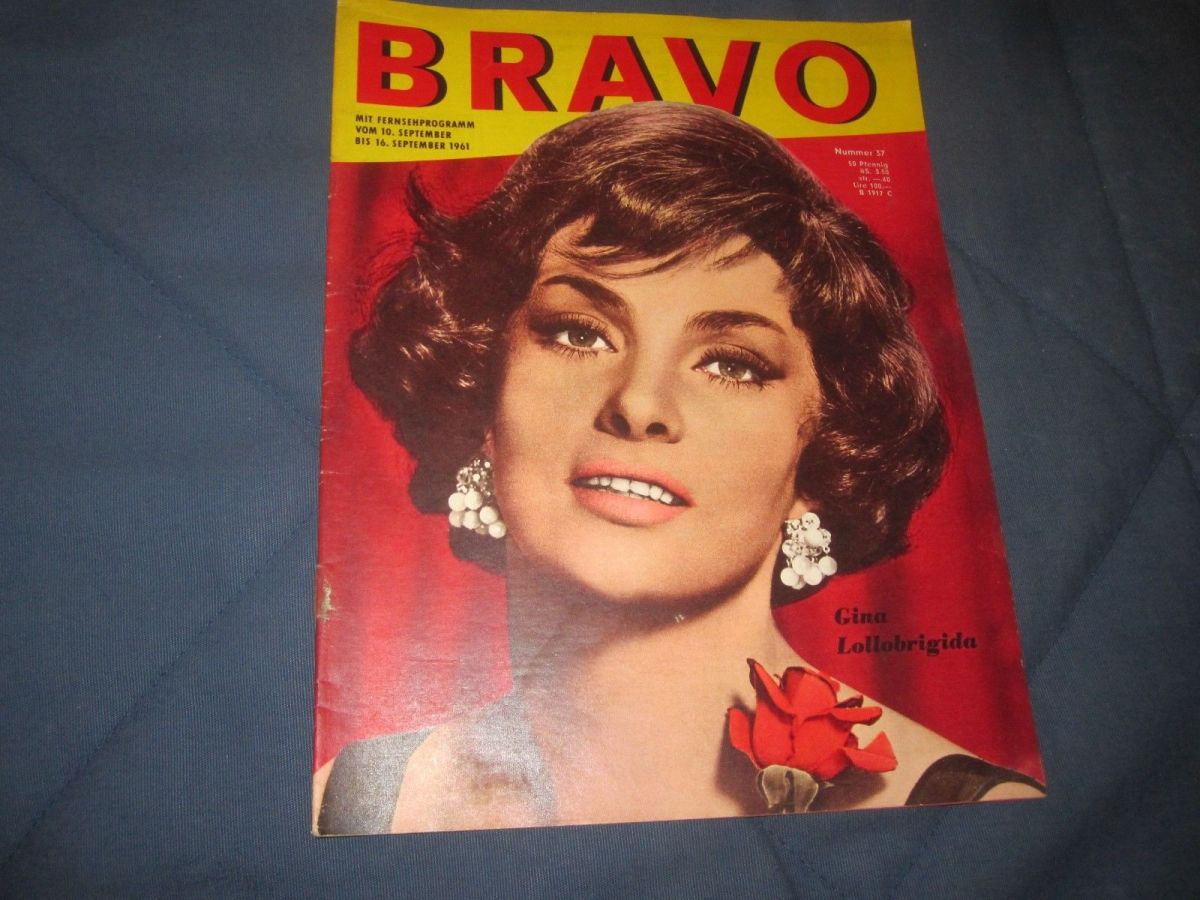 BRAVO magazine side cover Issue 37 10 September 1961