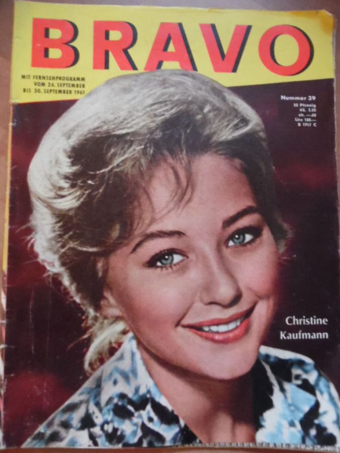BRAVO magazine side cover Issue 39 24 September 1961