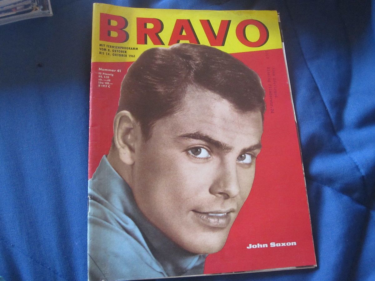 BRAVO magazine side cover Issue 41 8 October 1961