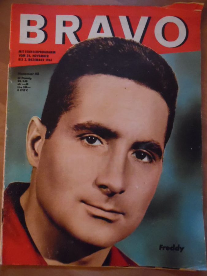 BRAVO magazine side cover Issue 48 26 November 1961
