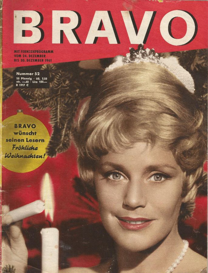 BRAVO magazine side cover Issue 52 24 December 1961