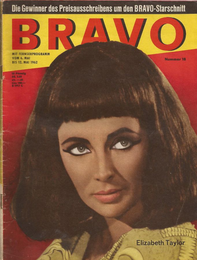 BRAVO magazine side cover Issue 18 6 May 1962