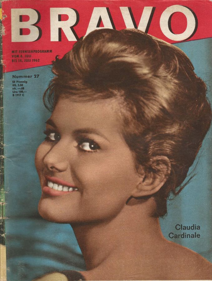 BRAVO magazine side cover Issue 27 8 July 1962