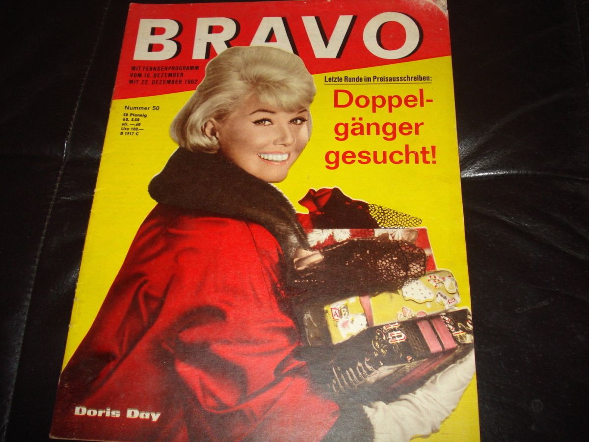 BRAVO magazine side cover Issue 50 16 December 1962