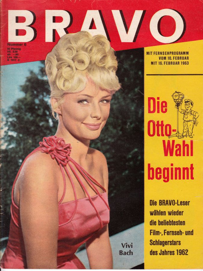 BRAVO magazine side cover Issue 6 10 February 1963