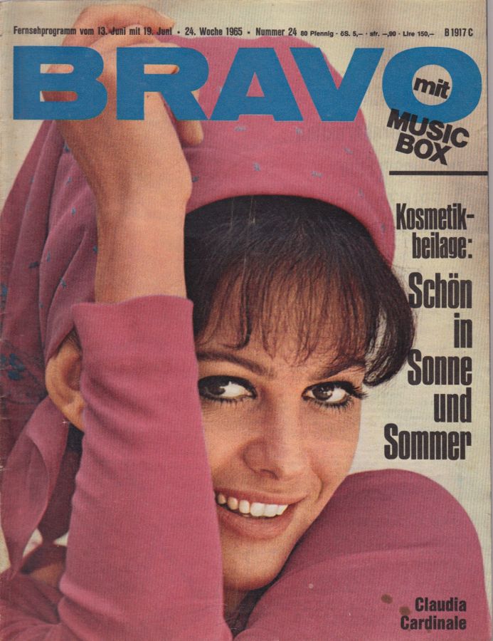 BRAVO magazine side cover Issue 24 13 June 1965