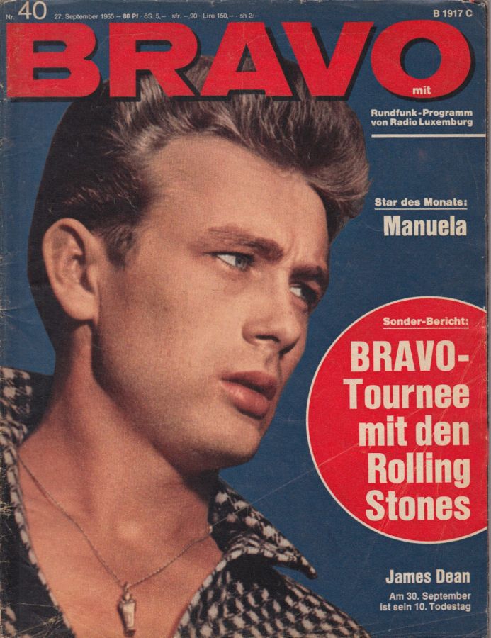 BRAVO magazine side cover Issue 40 27 September 1965