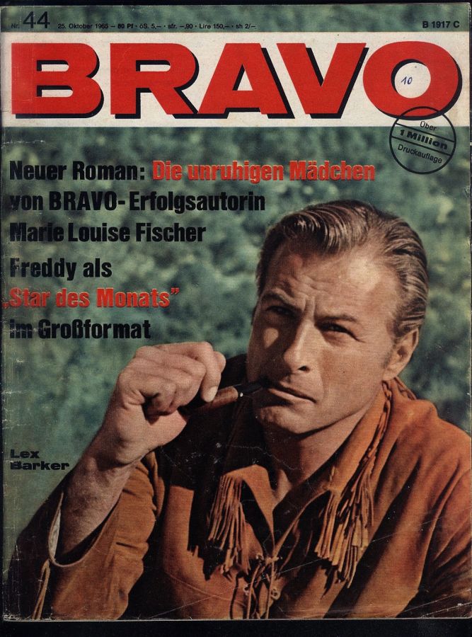 BRAVO magazine side cover Issue 44 25 October 1965