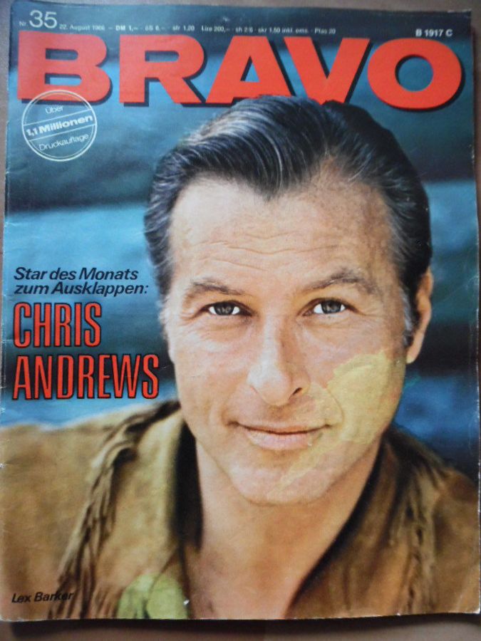 BRAVO magazine side cover Issue 35 22 August 1966