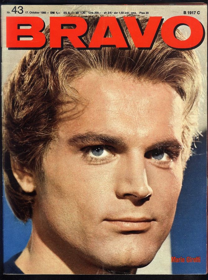 BRAVO magazine side cover Issue 43 17 October 1966