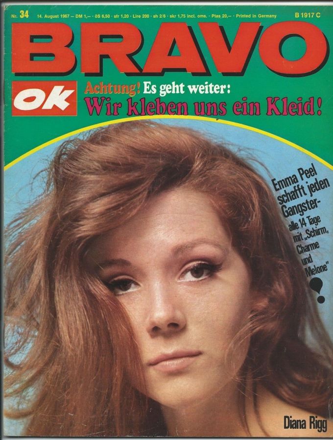 BRAVO magazine side cover Issue 34 14 August 1967