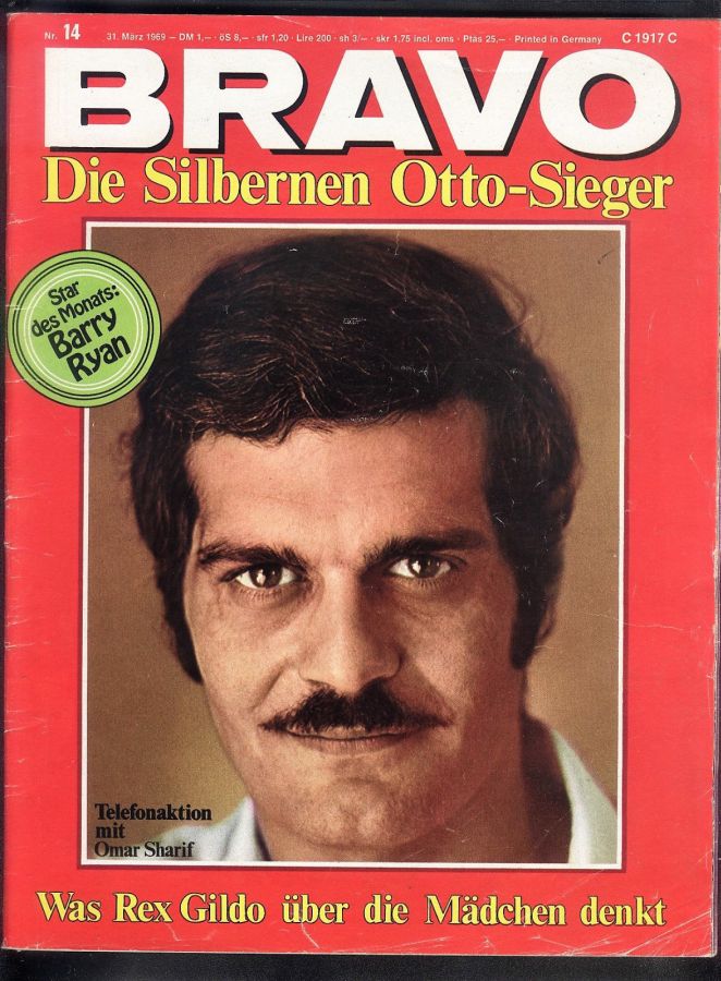 BRAVO magazine side cover Issue 14 31 March 1969