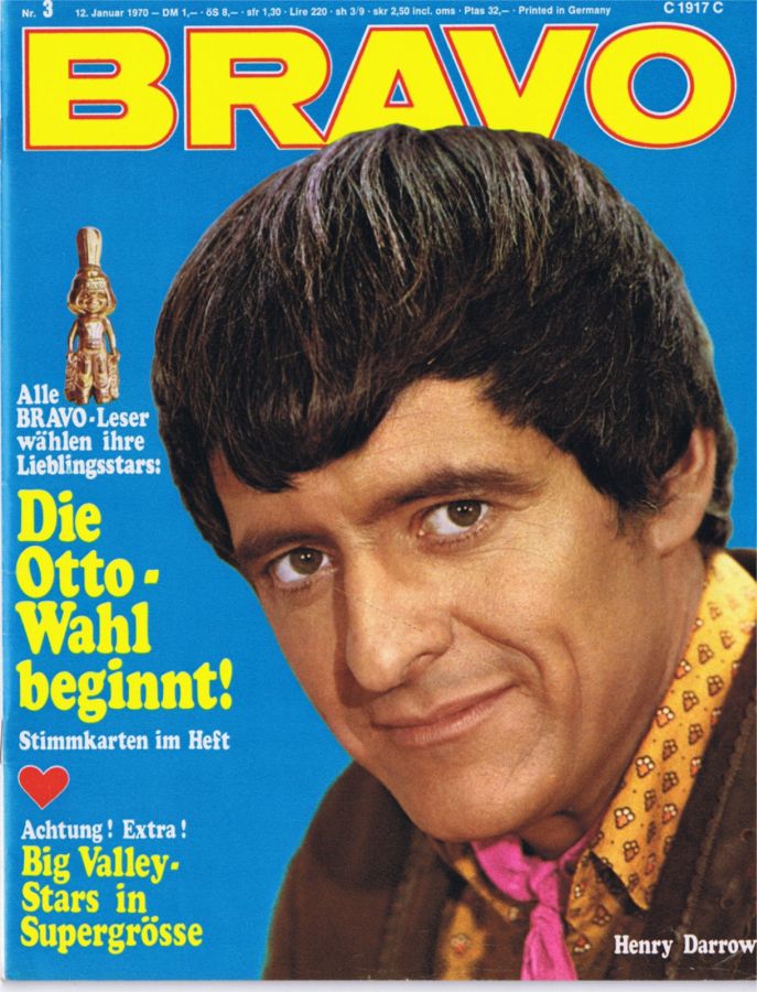 BRAVO magazine side cover Issue 3 12 January 1970
