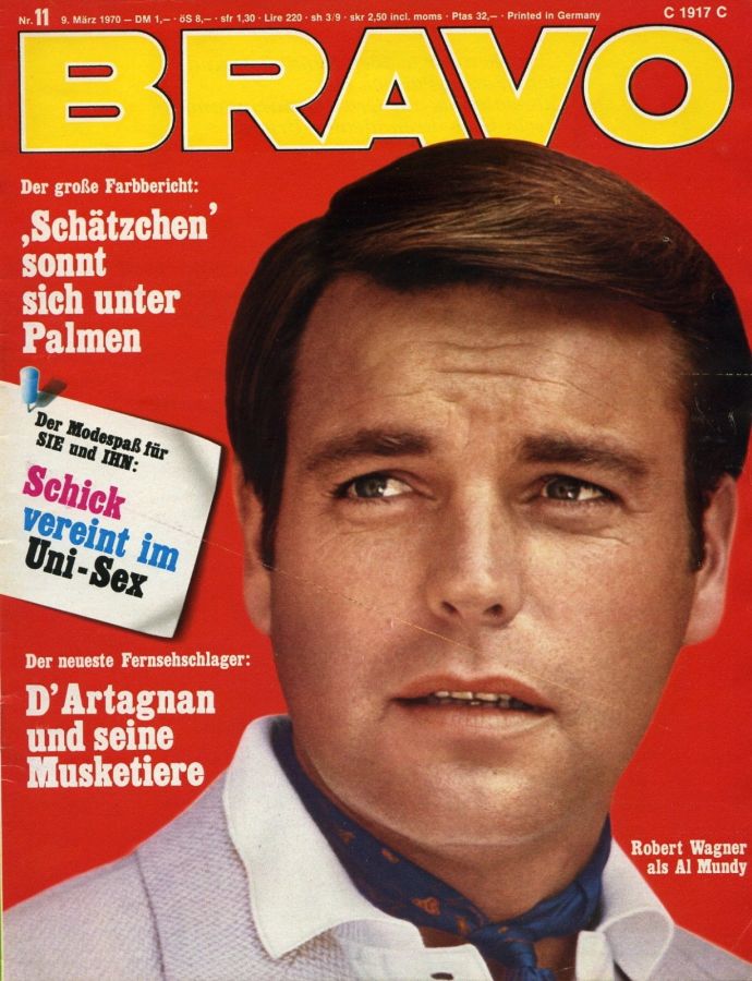 BRAVO magazine side cover Issue 11 9 March 1970
