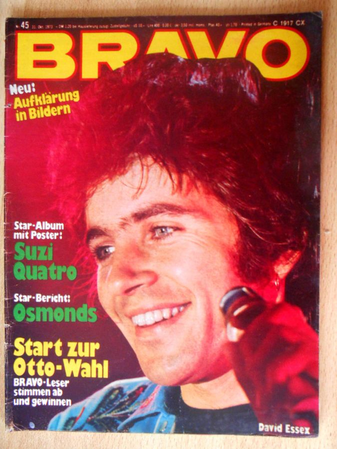 BRAVO magazine side cover Issue 45 31 October 1973