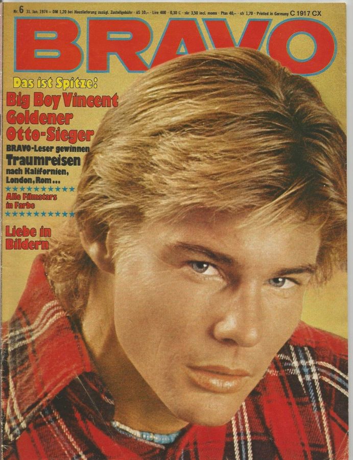 BRAVO magazine side cover Issue 6 31 January 1974