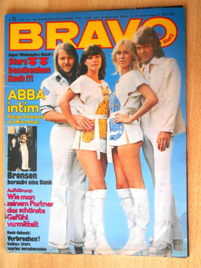 BRAVO magazine side cover Issue 51 11 December 1975