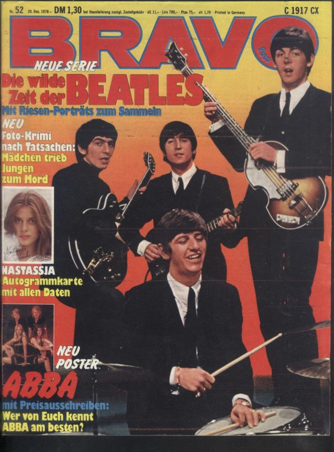 BRAVO magazine side cover Issue 52 20 December 1978