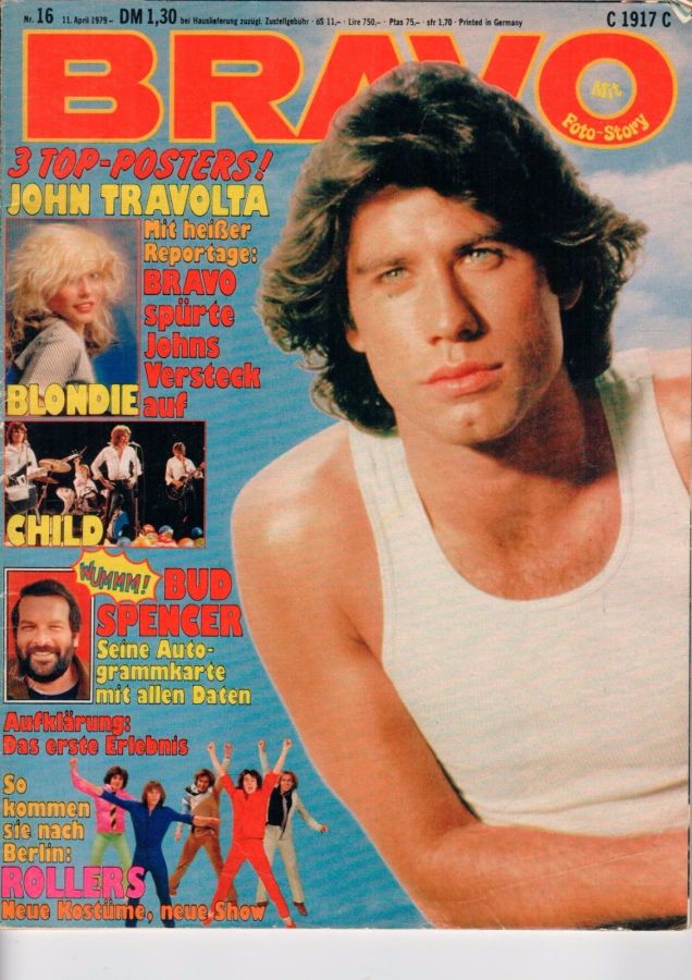 BRAVO magazine side cover Issue 16 11 April 1979