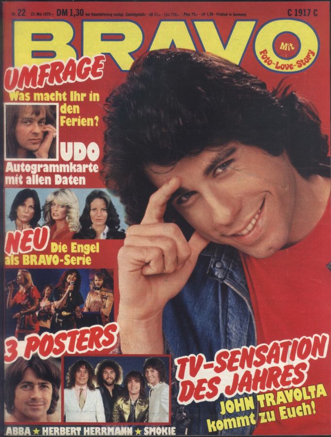 BRAVO magazine side cover Issue 22 23 May 1979