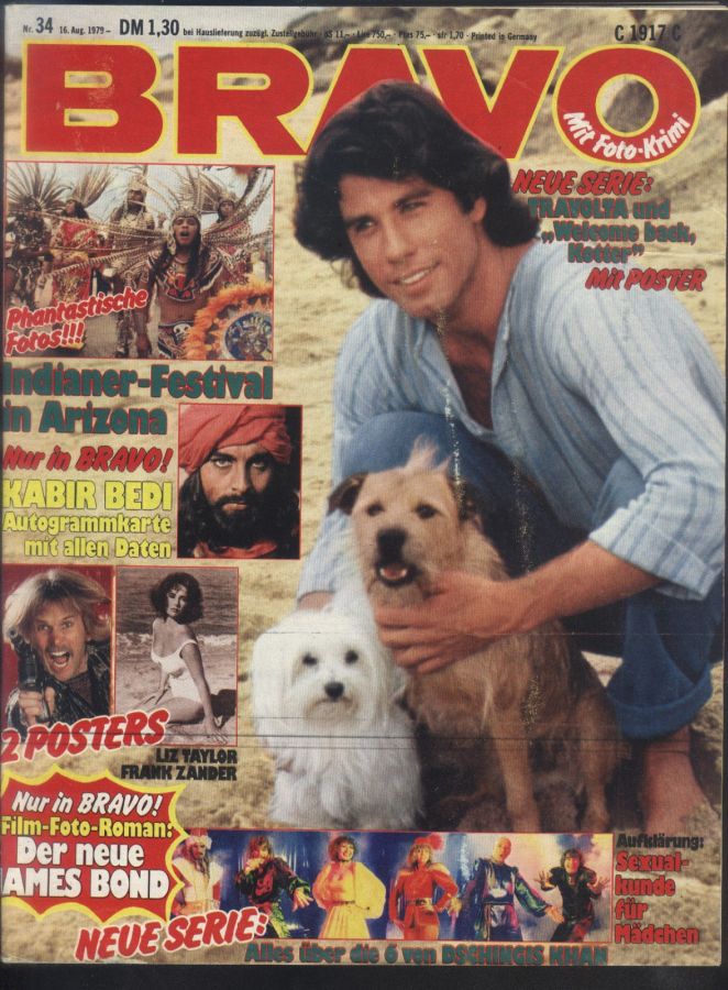 BRAVO magazine side cover Issue 34 16 August 1979