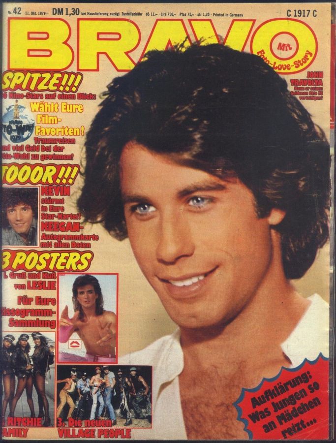 BRAVO magazine side cover Issue 42 11 October 1979