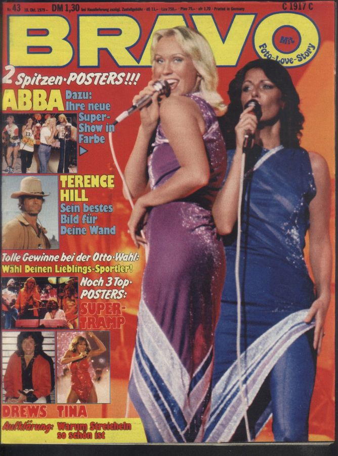 BRAVO magazine side cover Issue 43 18 October 1979