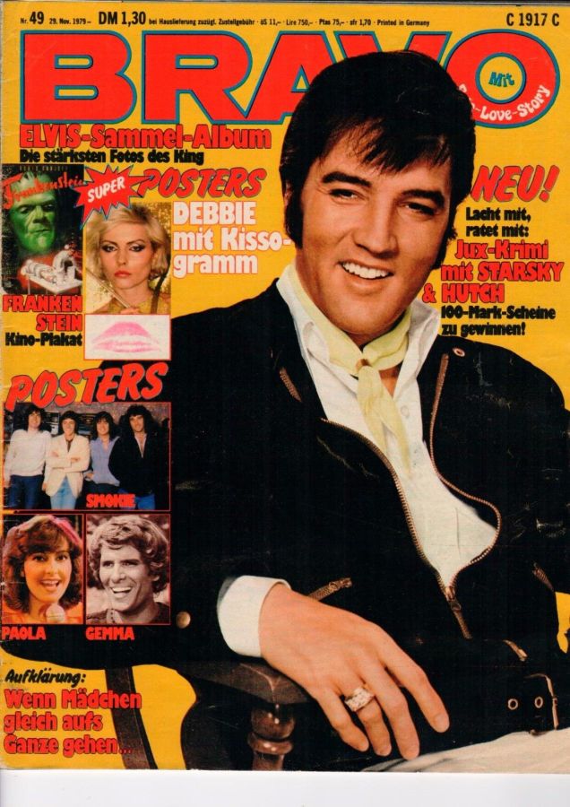 BRAVO magazine side cover Issue 49 29 November 1979