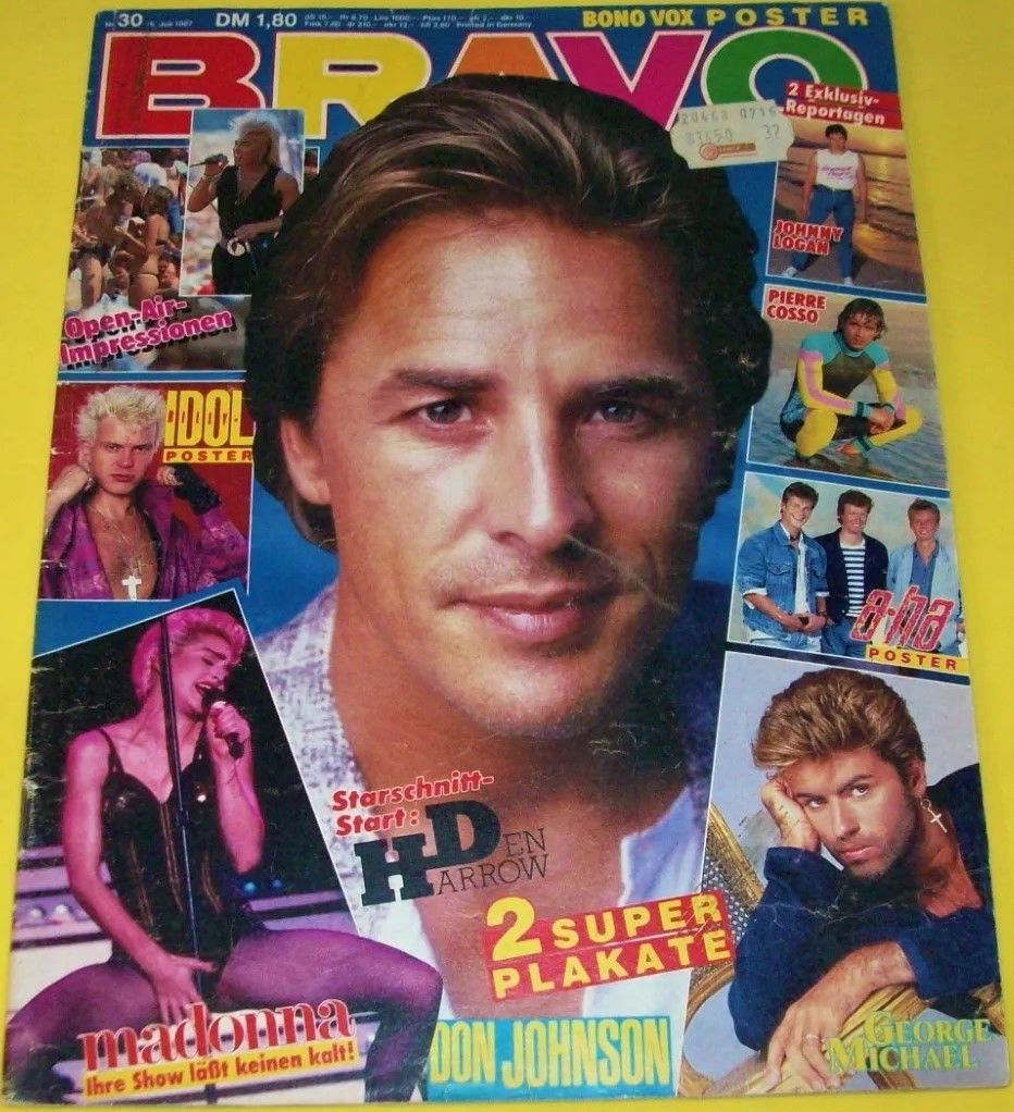 BRAVO magazine side cover Issue 30 16 July 1987