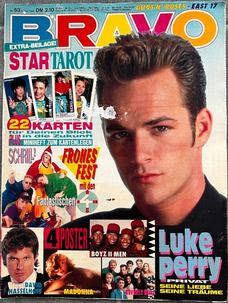BRAVO magazine cover Issue 53 22 December 1992