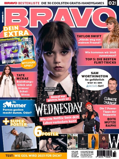 BRAVO magazine side cover 4 January 2023