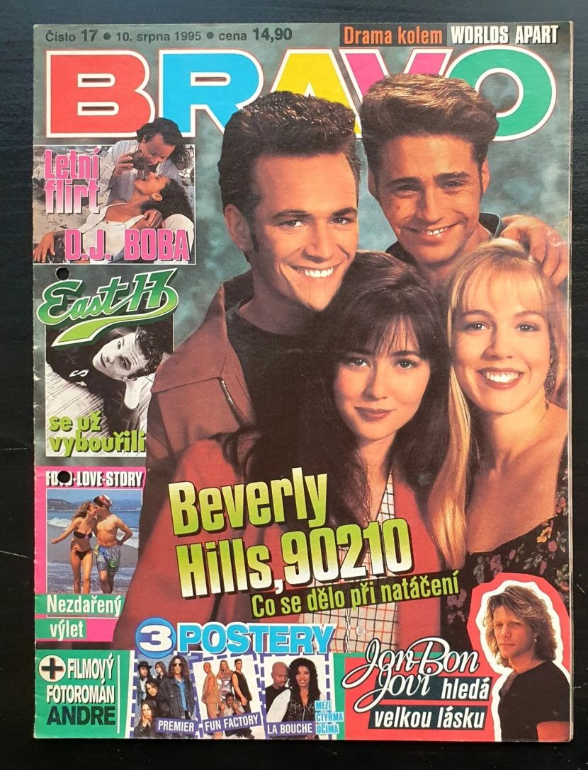 BRAVO CZECH magazine side cover  August 1995