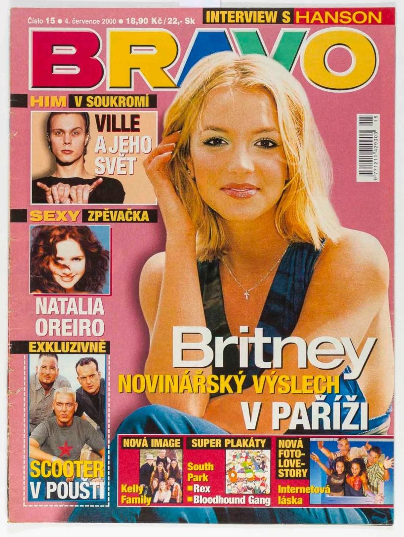 BRAVO CZECH magazine side cover  July 2000