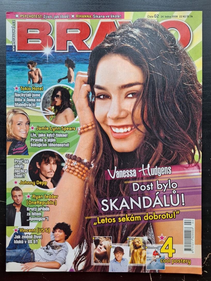 BRAVO CZECH magazine side cover  January 2008